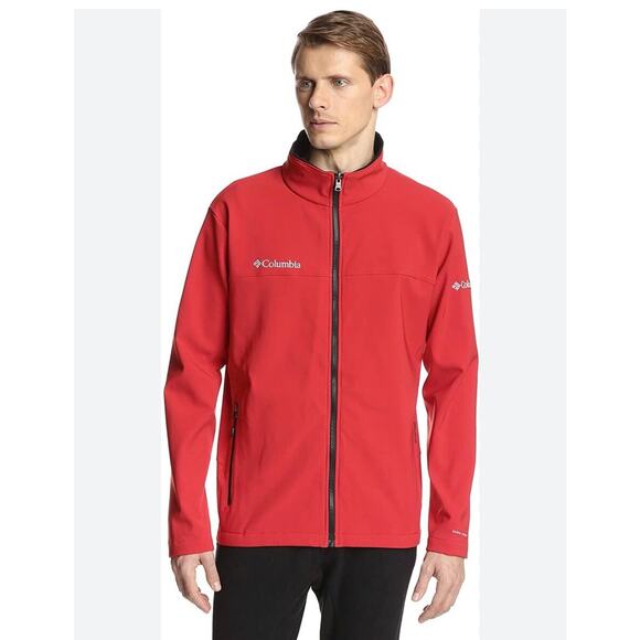 Columbia Other - Columbia Fleece Jacket Men Full Zip 3XL Red Cozy Outdoor Logo Pockets